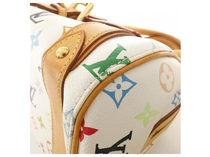 Borsa Priscilla Multicolor Louis Vuitton Bianco Multicolore - vista 3