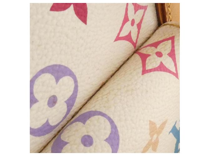 Borsa Priscilla Multicolor Louis Vuitton Bianco Multicolore - vista 4