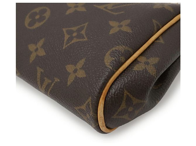 Pochette Louis Vuitton Monogram Eva Marrone - vista 4