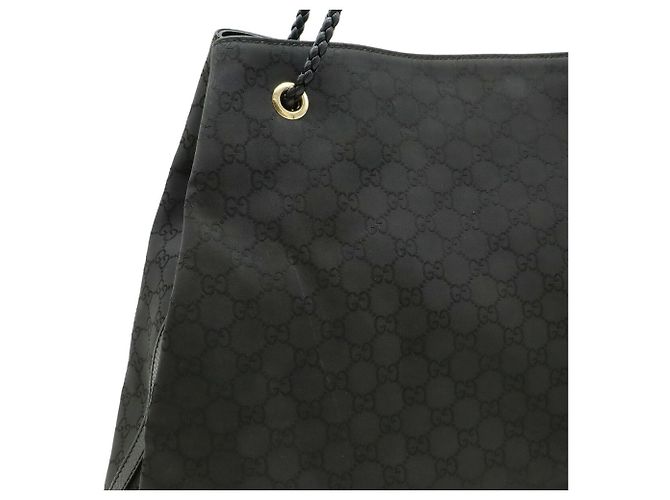 Borsa Tote Gucci GG Nylon Nero - vista 8