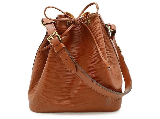 Noe Borsa a Spalla Louis Vuitton Epi Petit Noé Marrone - vista 2