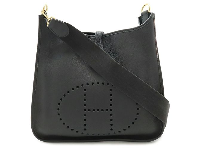 Hermès Sac à épaule Hermes Evelyne I GM Noir - vue 2