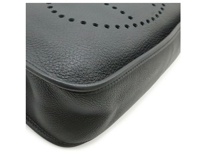 Hermès Sac à épaule Hermes Evelyne I GM Noir - vue 4