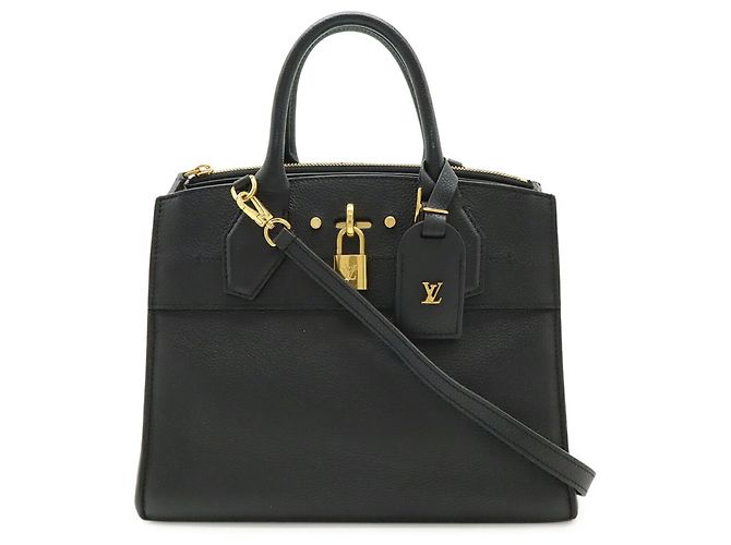 Borsa Louis Vuitton City Steamer PM Nero - vista 2