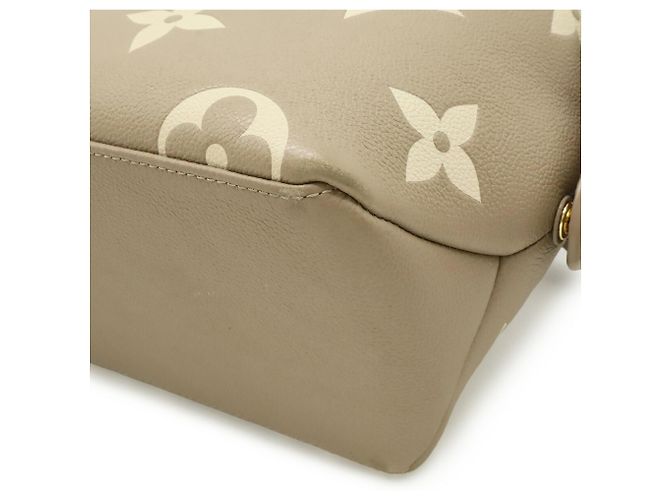 Borsa Louis Vuitton Monogram Empreinte Petit Palais PM Beige Grigio - vista 4