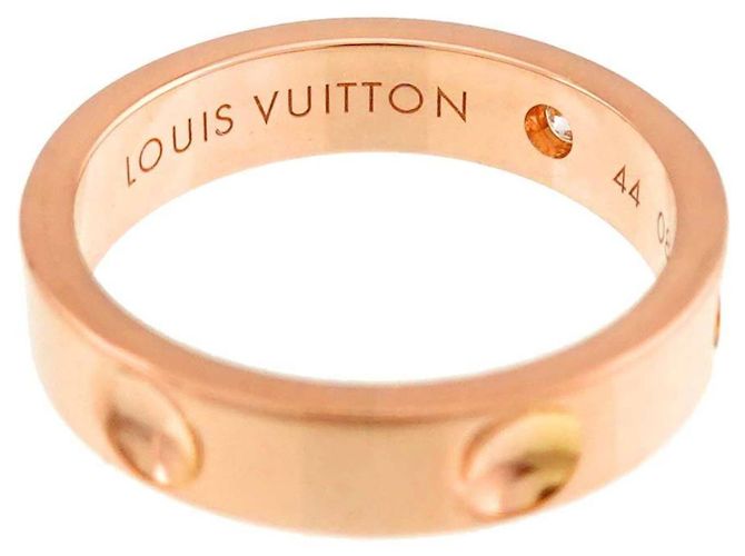 Louis Vuitton Alliance Empreinte #44 Ring aus 18K Roségold Golden - Ansicht 2