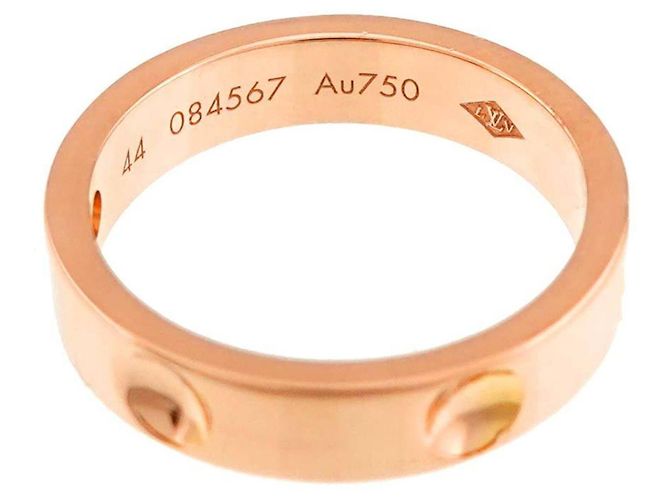 Louis Vuitton Alliance Empreinte #44 Ring aus 18K Roségold Golden - Ansicht 3