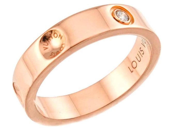 Louis Vuitton Alliance Empreinte #44 Ring aus 18K Roségold Golden - Ansicht 4