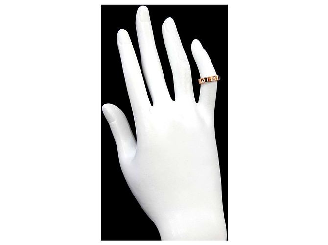Louis Vuitton Alliance Empreinte #44 Ring aus 18K Roségold Golden - Ansicht 6