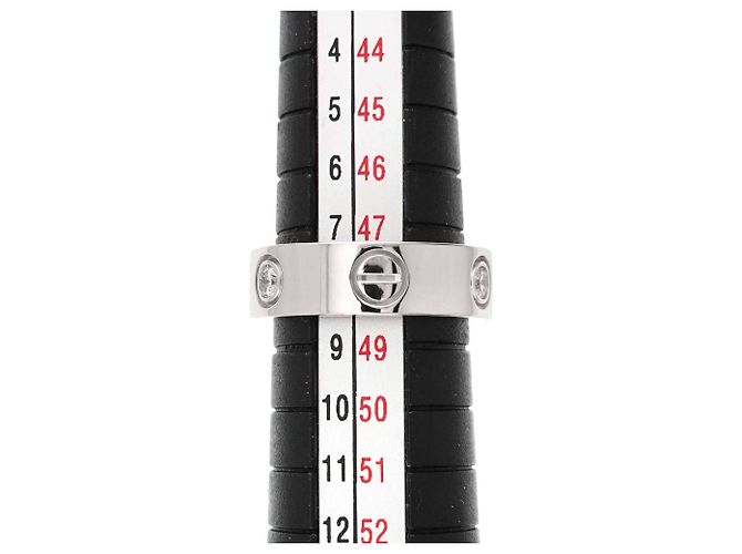 Bague Love de Cartier en or blanc 18K Doré - vue 4