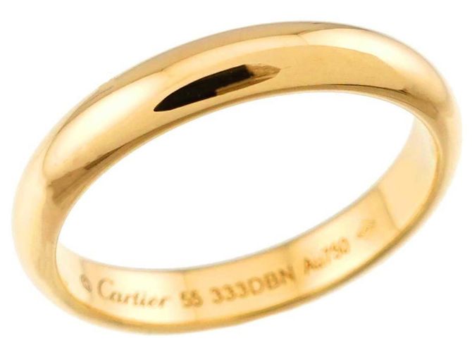 Anello Cartier 1895 Classic Band in oro giallo 18K - vista 3