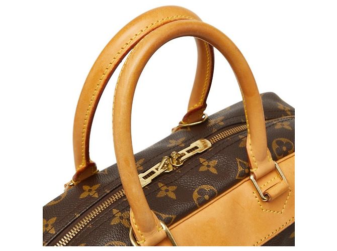 Borsa Louis Vuitton Monogram Deauville Marrone Monogramma - vista 10