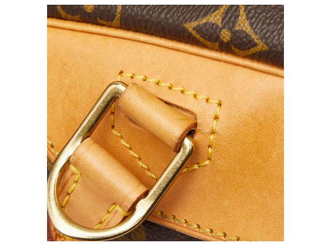 Borsa Louis Vuitton Monogram Deauville Marrone Monogramma - vista 8