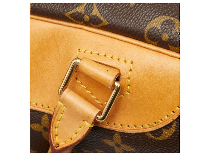 Borsa Louis Vuitton Monogram Deauville Marrone Monogramma - vista 9
