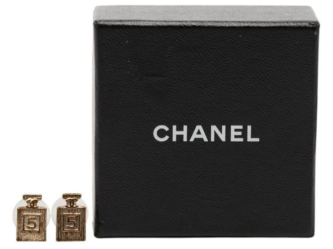 Orecchini a lobo Chanel No. 5 Perfume Bottle D'oro - vista 4