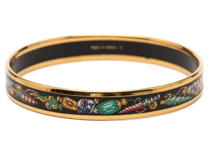 Hermès Hermes Email Cloisonné Armreif PM Mehrfarben Golden - Ansicht 3