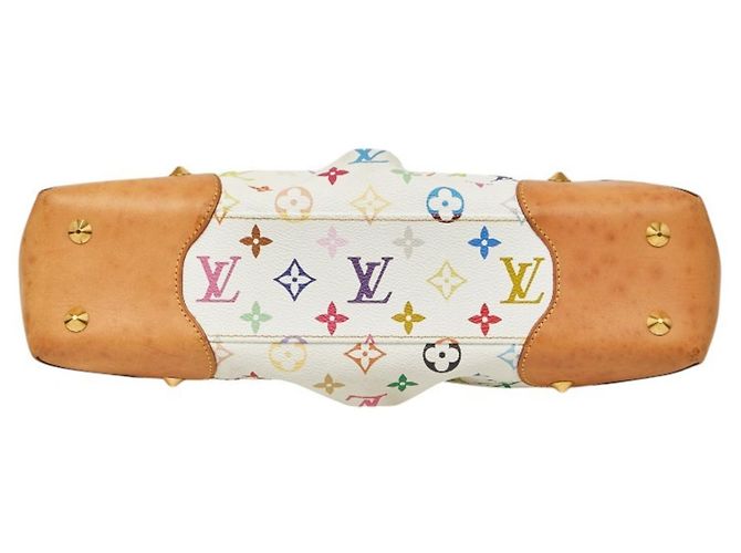 Louis Vuitton Monogram Multicolor Judy MM Handtasche Weiß Mehrfarben - Ansicht 3