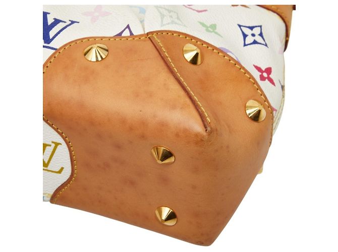Louis Vuitton Monogram Multicolor Judy MM Handtasche Weiß Mehrfarben - Ansicht 4