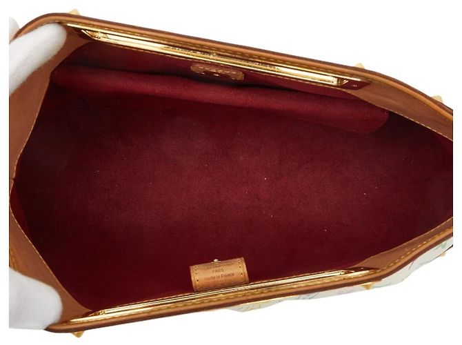 Louis Vuitton Monogram Multicolor Judy MM Handtasche Weiß Mehrfarben - Ansicht 8