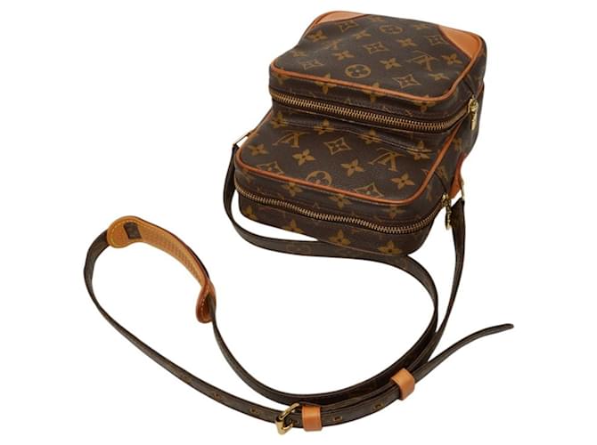 Borsa a tracolla Louis Vuitton Monogram Amazon Marrone - vista 9