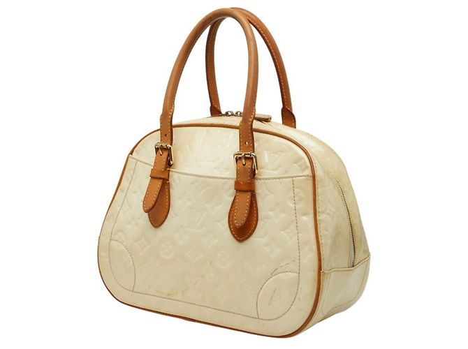 Borsa a Spalla Louis Vuitton Monogram Vernis Summit Drive Bianco - vista 2