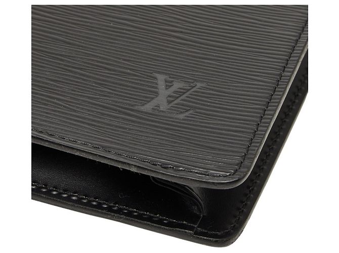 Borsa Business Louis Vuitton Epi Portedocuments Bandoulière Nero - vista 4