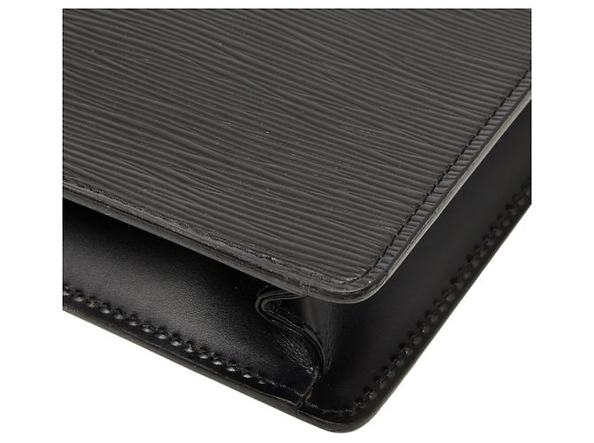 Borsa Business Louis Vuitton Epi Portedocuments Bandoulière Nero - vista 6