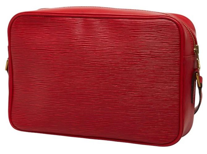 Borsa a Spalla Louis Vuitton Epi Trocadero 27 Rosso - vista 2