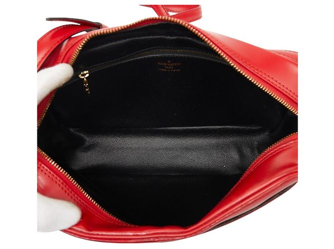 Borsa a Spalla Louis Vuitton Epi Trocadero 27 Rosso - vista 9