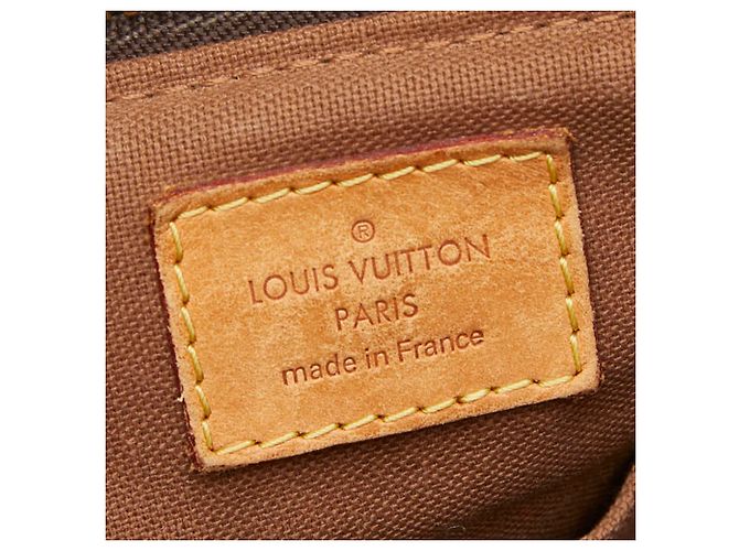Borsa Louis Vuitton Monogram Palermo PM Marrone - vista 11