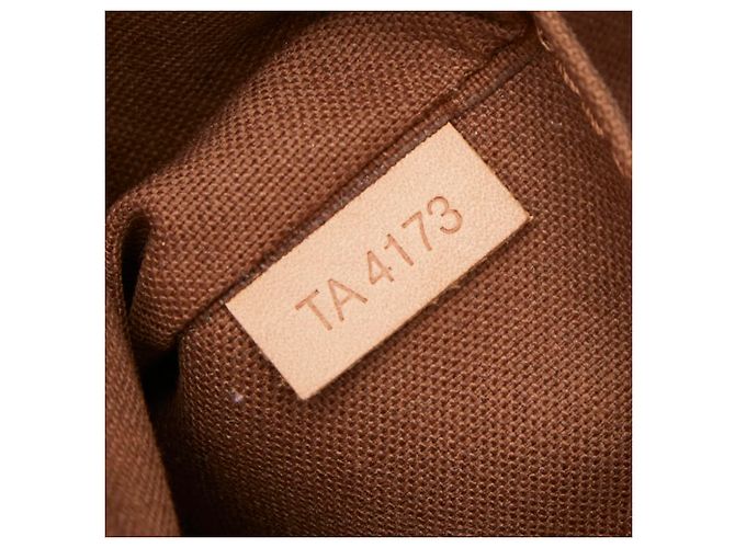 Borsa Louis Vuitton Monogram Palermo PM Marrone - vista 12