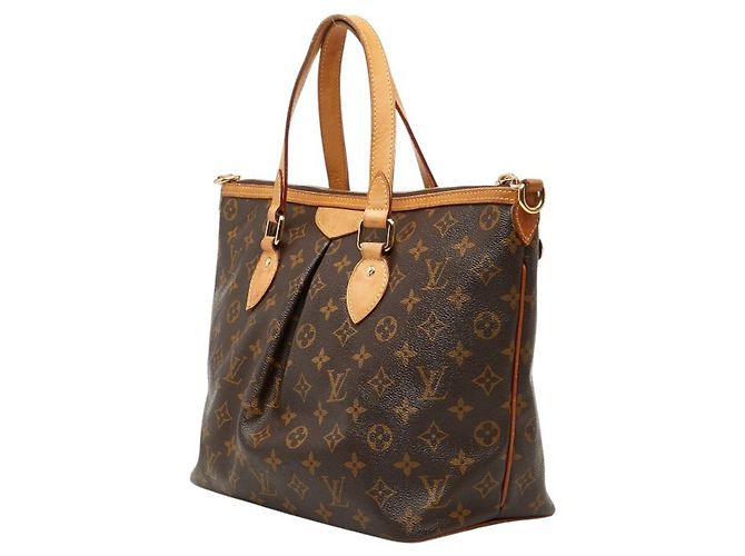 Borsa Louis Vuitton Monogram Palermo PM Marrone - vista 2