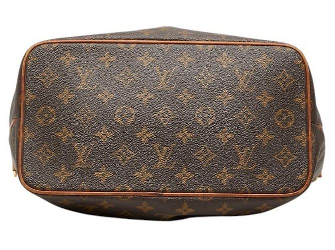 Borsa Louis Vuitton Monogram Palermo PM Marrone - vista 3