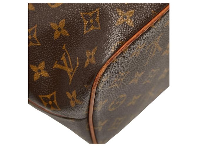 Borsa Louis Vuitton Monogram Palermo PM Marrone - vista 7
