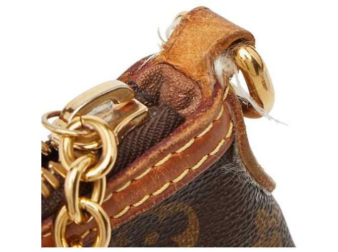Borsa Louis Vuitton Monogram Palermo PM Marrone - vista 8