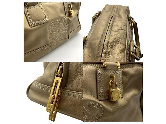 Borsa Loewe Amazona 28 D'oro - vista 5