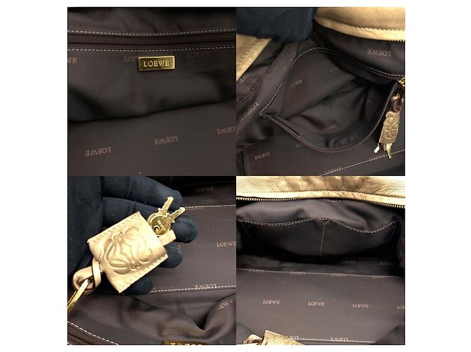 Borsa Loewe Amazona 28 D'oro - vista 8