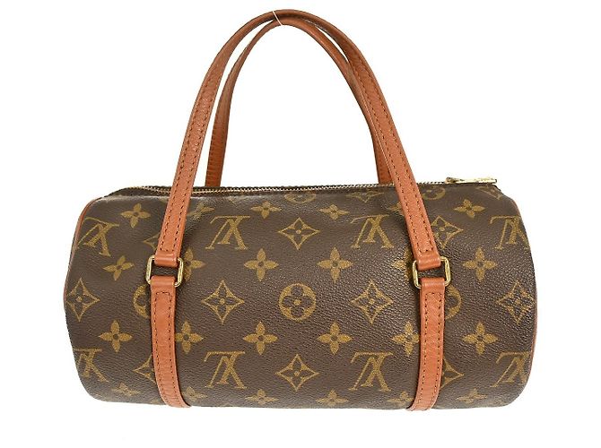 Borsa Louis Vuitton Papillon Monogram Canvas 26 Marrone - vista 2