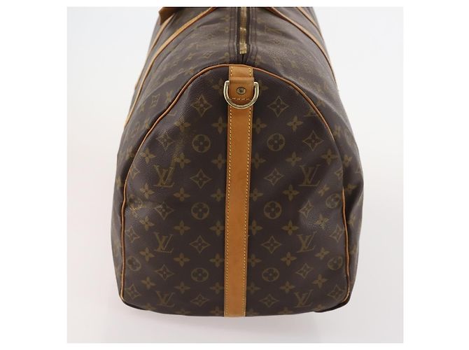 Louis Vuitton Keepall Bandouliere Monogram Canvas 60 Marrone - vista 3