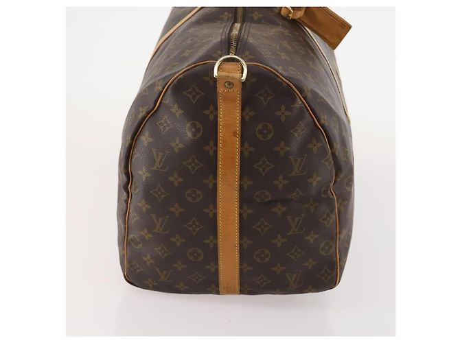Louis Vuitton Keepall Bandouliere Monogram Canvas 60 Marrone - vista 4