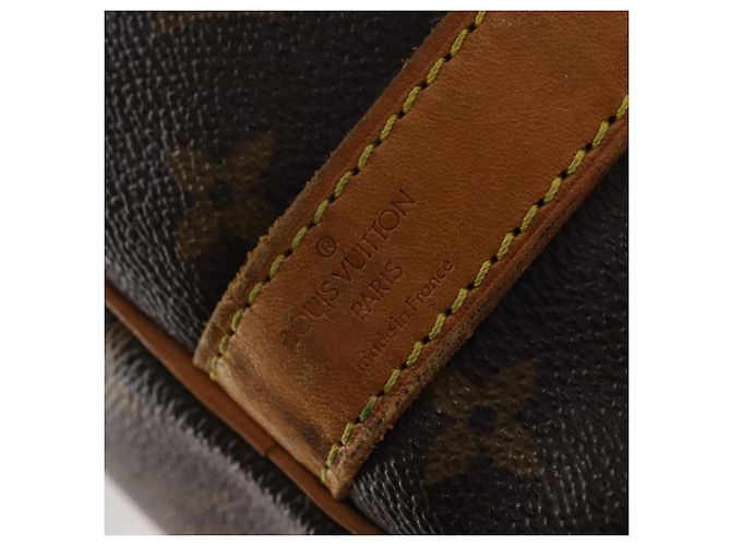 Louis Vuitton Keepall Bandouliere Monogram Canvas 60 Marrone - vista 7