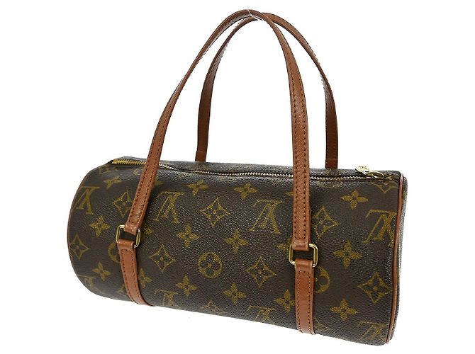 Borsa Louis Vuitton Papillon Monogram Canvas 26 Marrone - vista 2