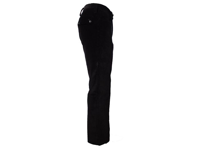 Gucci, pantalone in velluto a coste nero - vista 3