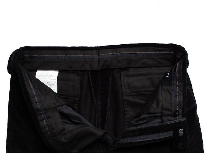 Gucci, pantalone in velluto a coste nero - vista 6