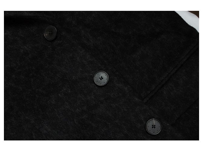 Givenchy, Grey wool melange single breasted coat - view 5