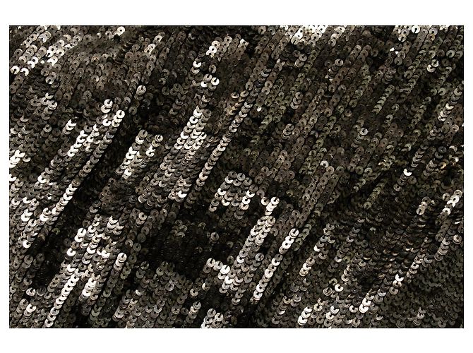 3.1 Phillip Lim Phillip Lim, top de lentejuelas sin mangas Metálico - vista 5
