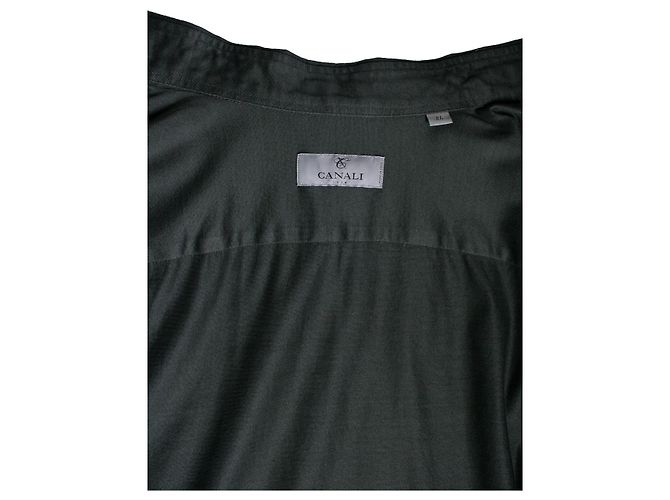 Canali, Camisa verde - vista 6