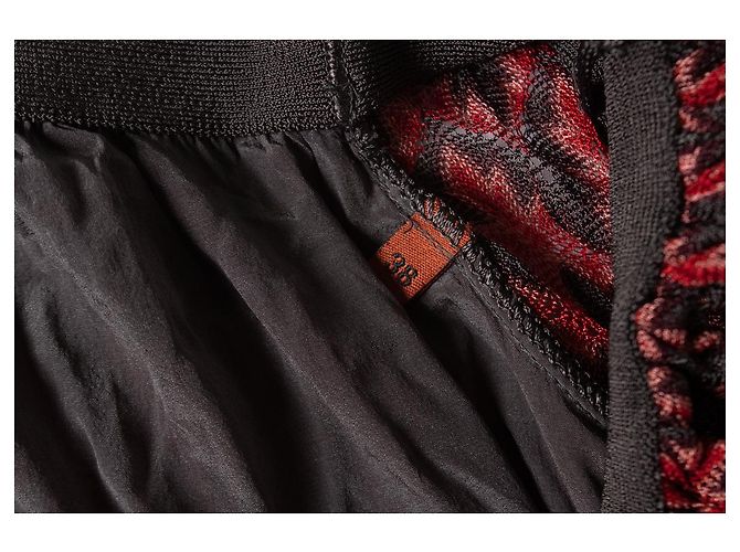 Missoni, abito zig zag rosso, rosa e grigio Multicolore - vista 7