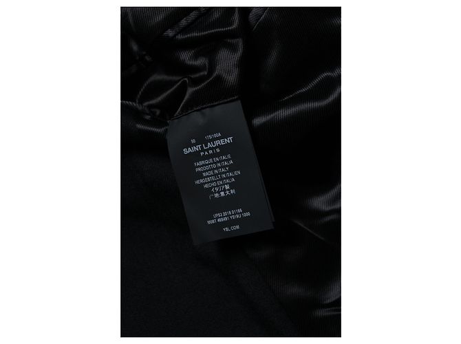 Saint Laurent, black fishbone blazer jacket 2018 - view 8
