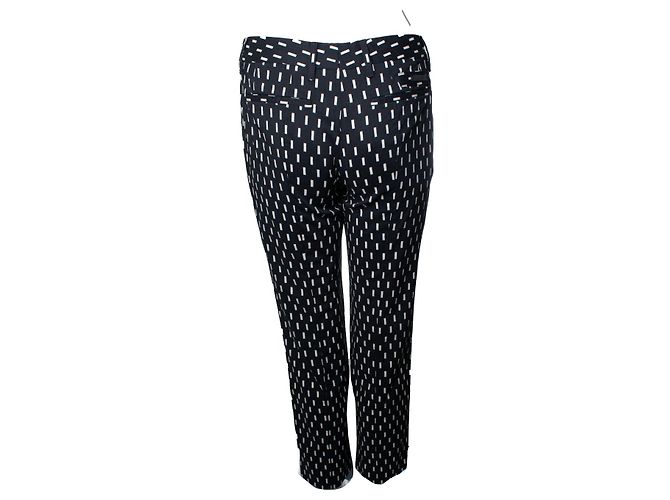 Prada, pantalone con stampa grafica nera Multicolore - vista 3